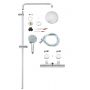 Grohe Euphoria zestaw prysznicowy ścienny termostatyczny z deszczownicą StarLight Chrome 27296001 zdj.3