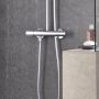 Grohe Euphoria zestaw prysznicowy ścienny termostatyczny z deszczownicą StarLight Chrome 27296001 zdj.4
