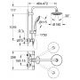 Grohe Euphoria zestaw prysznicowy ścienny termostatyczny z deszczownicą StarLight Chrome 27296001 zdj.2