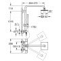 Grohe Euphoria zestaw prysznicowy ścienny termostatyczny z deszczownicą StarLight Chrome 27932000 zdj.2