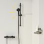 Grohe Precision Start zestaw prysznicowy ścienny termostatyczny czarny 345972431 zdj.3