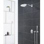 Grohe Grohtherm SmartControl zestaw prysznicowy podtynkowy termostatyczny z deszczownicą chrom 34705000 zdj.3