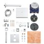Grohe Grohtherm Cube zestaw prysznicowy podtynkowy termostatyczny z deszczownicą StarLight Chrome 34741000 zdj.3