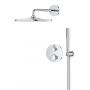 Grohe Vitalio Start zestaw prysznicowy podtynkowy termostatyczny z deszczownicą chrom 34880000 zdj.3