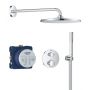 Grohe Vitalio Start zestaw prysznicowy podtynkowy termostatyczny z deszczownicą chrom 34880000 zdj.1