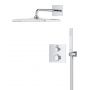 Grohe Vitalio Start zestaw prysznicowy podtynkowy termostatyczny z deszczownicą chrom 34881000 zdj.3