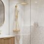 Grohe Euphoria zestaw prysznicowy ścienny termostatyczny z deszczownicą Brushed Cool Sunrise 26507GN0 zdj.4