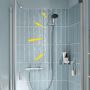Grohe Vitalio Start zestaw prysznicowy ścienny chrom 26955001 zdj.9
