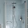 Grohe Vitalio Start System 250 zestaw prysznicowy ścienny z deszczownicą i bateria prysznicowa ścienna Start Edge chrom (26680001, 24197001) zdj.9