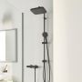 Grohe Vitalio Comfort 250 zestaw prysznicowy ścienny z deszczownicą czarny mat 266982431 zdj.7