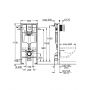 Grohe Rapid SL Fresh zestaw stelaż podtynkowy 5w1 z przyciskiem Skate Cosmopolitan chrom mat 39449000 zdj.2