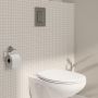 Zestaw Grohe Solido stelaż podtynkowy WC z przyciskiem Even chrom i miska WC Bau Ceramic Bundle wiszącą z deską wolnoopadającą (39930000, 39899000) zdj.7