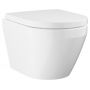 Grohe Euro Ceramic miska WC z deską wolnoopadającą wisząca bez kołnierza ze spłukiwaniem wirowym biały połysk 102509SH00 zdj.3