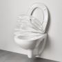 Zestaw Grohe Solido stelaż podtynkowy WC z przyciskiem Even czarny mat i miską WC Bau Ceramic wiszącą z deską wolnoopadającą (38811KF0, 39427000, 39493000) zdj.17