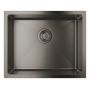 Zestaw Grohe K700U zlewozmywak stalowy Brushed Hard Graphite z baterią kuchenną Minta, ociekaczem i wkładką ociekową (31574AL1, 32321AL2, 40856AL0, 40852AL0) zdj.2