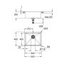 Zestaw Grohe K700U zlewozmywak stalowy Brushed Hard Graphite z baterią kuchenną Minta, ociekaczem i wkładką ociekową (31574AL1, 32321AL2, 40856AL0, 40852AL0) zdj.3