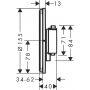 Hansgrohe ShowerSelect Comfort S bateria wannowo-prysznicowa podtynkowa termostatyczna brąz szczotkowany 15554140 zdj.2