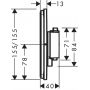 Hansgrohe ShowerSelect Comfort E bateria wannowo-prysznicowa podtynkowa termostatyczna brąz szczotkowany 15572140 zdj.2