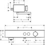 Hansgrohe ShowerTablet Select 400 bateria wannowo-prysznicowa ścienna termostatyczna brąz szczotkowany 24340140 zdj.2