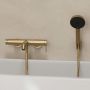 Hansgrohe Tecturis S bateria wannowo-prysznicowa ścienna brąz szczotkowany 73422140 zdj.4