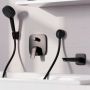 Hansgrohe Logis bateria wannowo-prysznicowa podtynkowa czarny mat 71405670 zdj.4