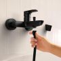 Hansgrohe Rebris S bateria wannowo-prysznicowa ścienna czarny mat 72440670 zdj.7