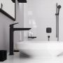 Hansgrohe Logis bateria umywalkowa stojąca czarny mat 71258670 zdj.4