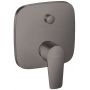 Hansgrohe Talis E bateria prysznicowa podtynkowa czarny chrom szczotkowany 71474340 zdj.1