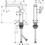 Hansgrohe Tecturis E bateria umywalkowa stojąca biała 73040700 zdj.2