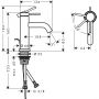 Hansgrohe Tecturis S bateria umywalkowa stojąca CoolStart chrom 73302000 zdj.2