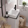 Hansgrohe Tecturis S bateria umywalkowa stojąca CoolStart czarny mat 73302670 zdj.3