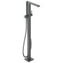 Hansgrohe Tecturis E bateria wannowo-prysznicowa wolnostojąca czarny chrom szczotkowany 73445340 zdj.1