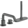 Hansgrohe Tecturis S bateria wannowo-prysznicowa nawannowa czarny chrom szczotkowany 73447340 zdj.1