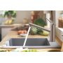 Hansgrohe Zesis M33 bateria kuchenna stojąca stal 74806800 zdj.4