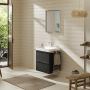 Hansgrohe Xelu Q szafka 58 cm podumywalkowa wisząca szary diament mat/chrom 54024000 zdj.3