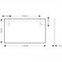 Hansgrohe Xarita Lite Q lustro 120x70 cm prostokątne z oświetleniem biały 54960700 zdj.2