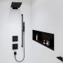Hansgrohe Unica drążek prysznicowy 90 cm z wężem czarny mat 24403670 zdj.3