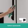 Hansgrohe Unica drążek prysznicowy 90 cm z wężem czarny mat 24403670 zdj.8