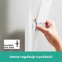 Hansgrohe Unica drążek prysznicowy 65 cm z wężem biały mat 24404700 zdj.6