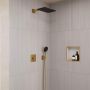 Hansgrohe Raindance Alive Q zestaw prysznicowy podtynkowy termostatyczny z deszczownicą brąz szczotkowany 24620140 zdj.3