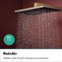 Hansgrohe Raindance Alive Q zestaw prysznicowy podtynkowy termostatyczny z deszczownicą brąz szczotkowany 24620140 zdj.6