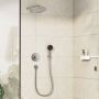Hansgrohe Crometta zestaw prysznicowy podtynkowy z deszczownicą nikiel szczotkowany 88002391 zdj.7