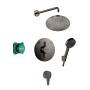 Hansgrohe Crometta zestaw prysznicowy podtynkowy z deszczownicą chrom  szczotkowany 88002393 zdj.1