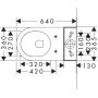 Hansgrohe EluPura Original S miska WC stojąca bez kołnierza biały połysk 60137450 zdj.3