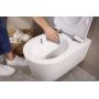 Hansgrohe EluPura S miska WC wisząca bezkołnierzowa AquaHelix Flush SmartClean biały 61114450 zdj.7