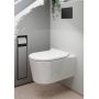 EluPura S miska wisząca WC bezkołnierzowa AquaHelix Flush SmartClean z deską WC wolnoopadającą biały 61115450 zdj.8