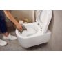 Hansgrohe EluPura S miska WC wisząca bezkołnierzowa AquaFall Flush SmartClean biały 61118450 zdj.9