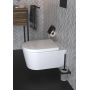 Hansgrohe EluPura S miska wisząca WC bezkołnierzowa AquaFall Flush SmartClean z deską WC wolnoopadającą biały 61119450 zdj.6