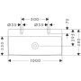 Hansgrohe Xelu Q umywalka 100x48 cm ścienna prostokątna SmartClean biały 61037450 zdj.2
