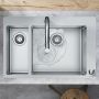Hansgrohe ShowerTablet zlewozmywak stalowy 75,5x50 cm 43310800 zdj.4